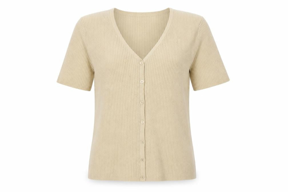 Bonmarché Womens Beige Cardigan Jumper Size S