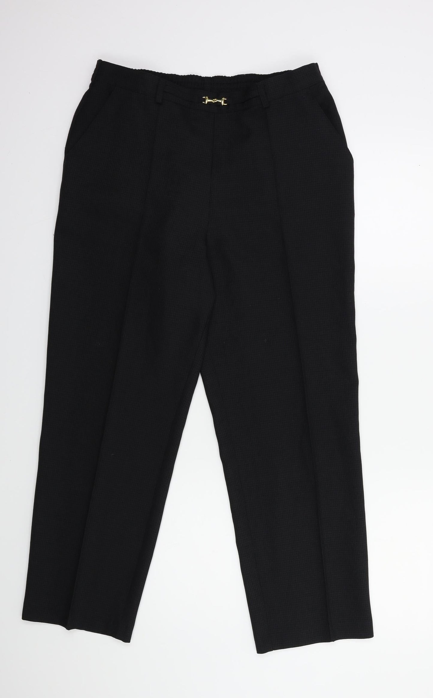 Marks and Spencer Womens Black   Trousers  Size 32 in L25 in