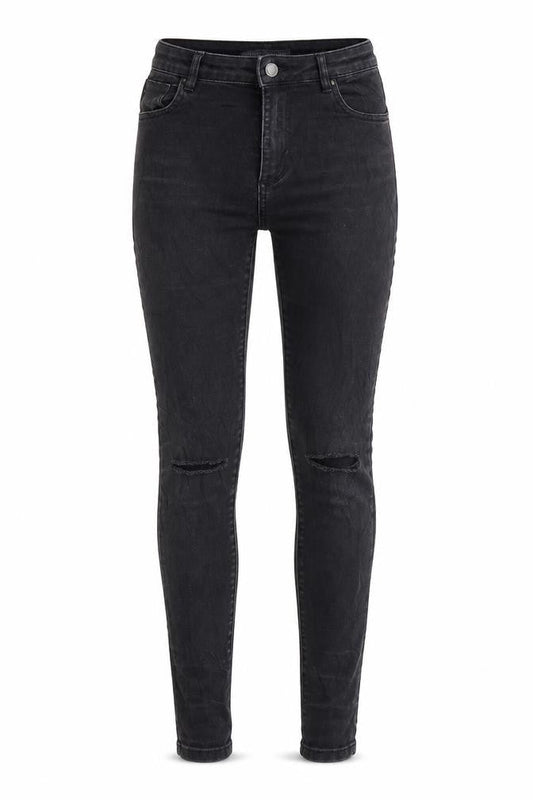 Bershka Womens Grey  Denim Skinny Jeans Size 6 L28 in