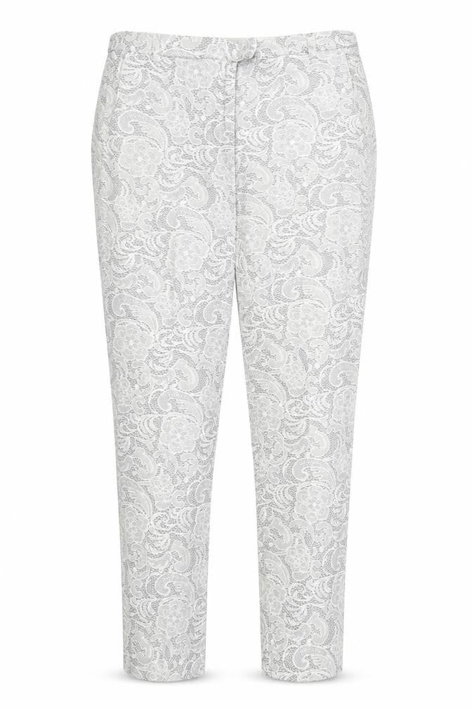 Topshop Womens Green Floral  Trousers  Size 8 L30 in