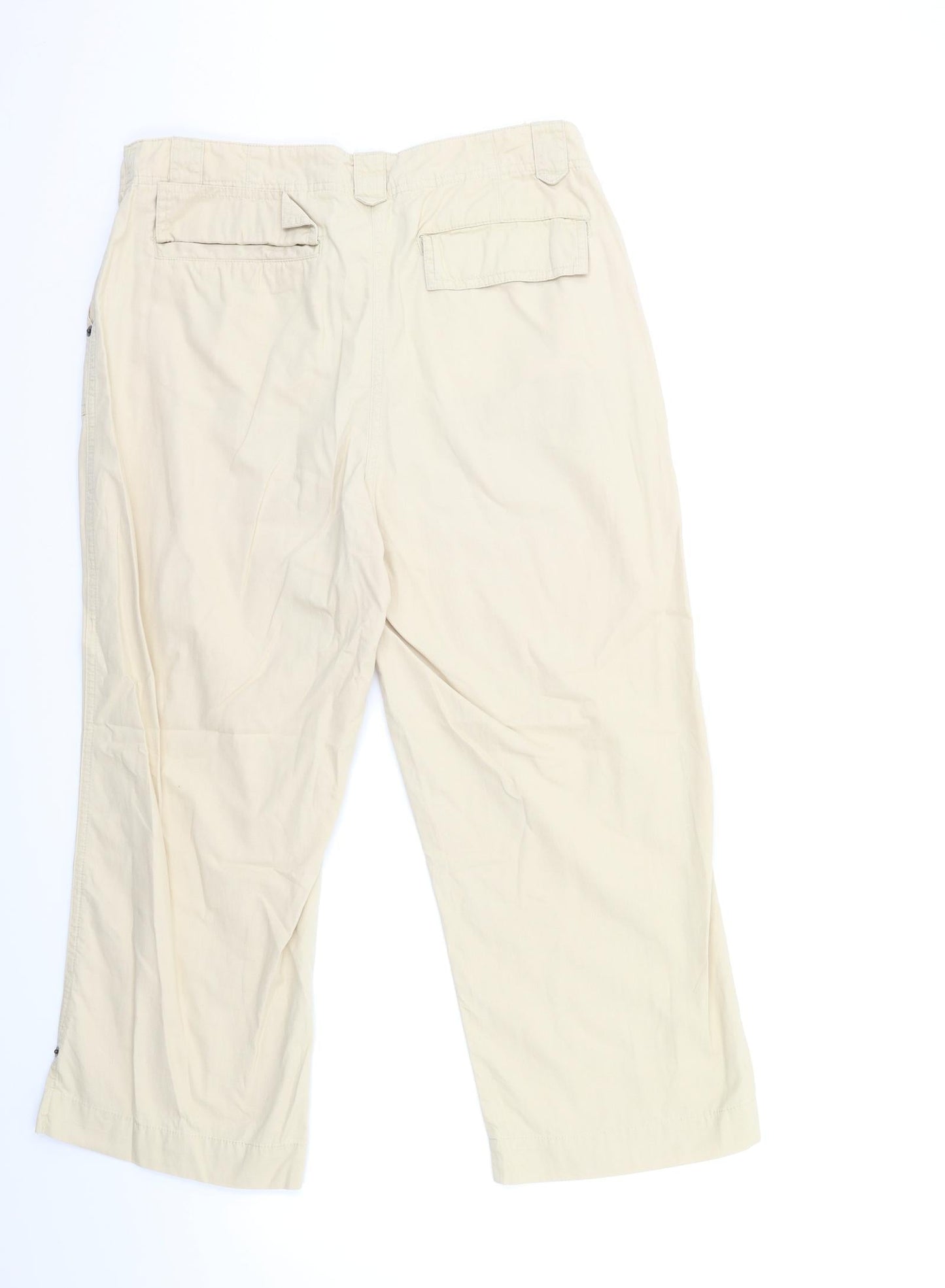 Marks and Spencer Womens Beige   Trousers  Size 14 L25 in