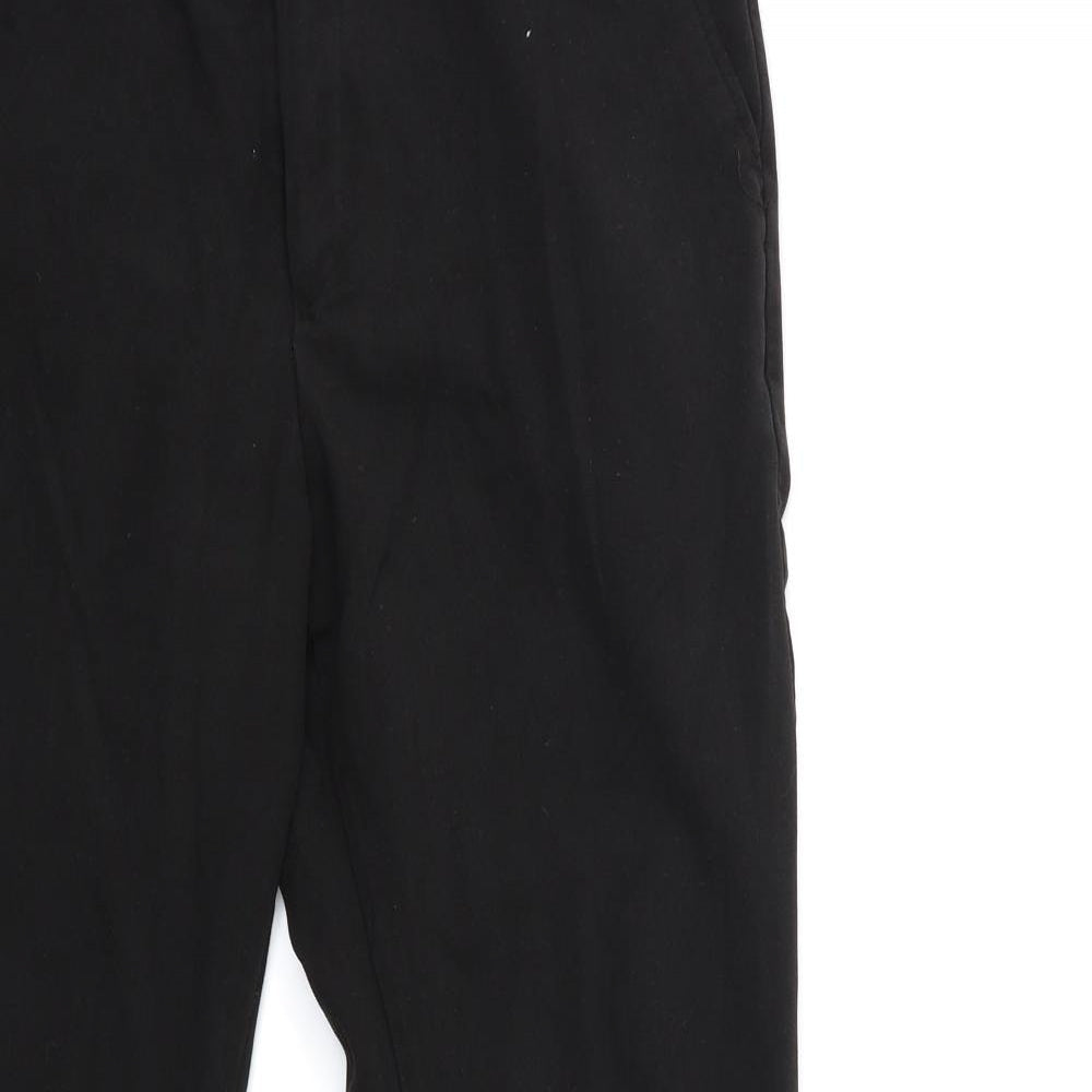 Preworn Womens Black   Trousers  Size 32 in L27 in