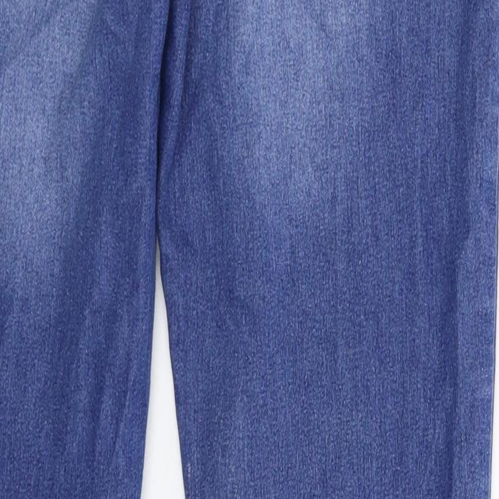 Denim & Co. Womens Blue  Denim Skinny Jeans Size 8 L31 in