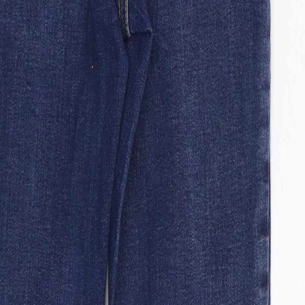 Denim & Co. Womens Blue  Denim Skinny Jeans Size 8 L28 in