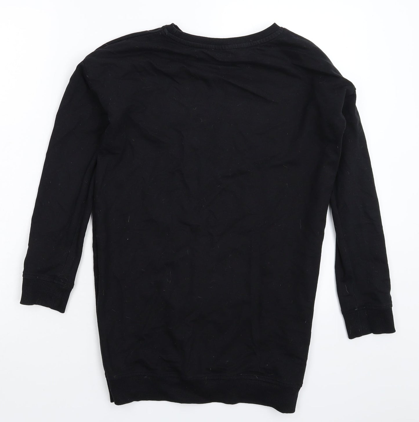 Sinsay Womens Black   Pullover Sweatshirt Size XS