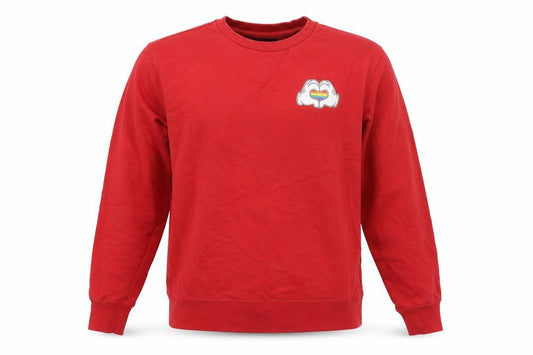Disney Womens Red   Pullover Sweatshirt Size M