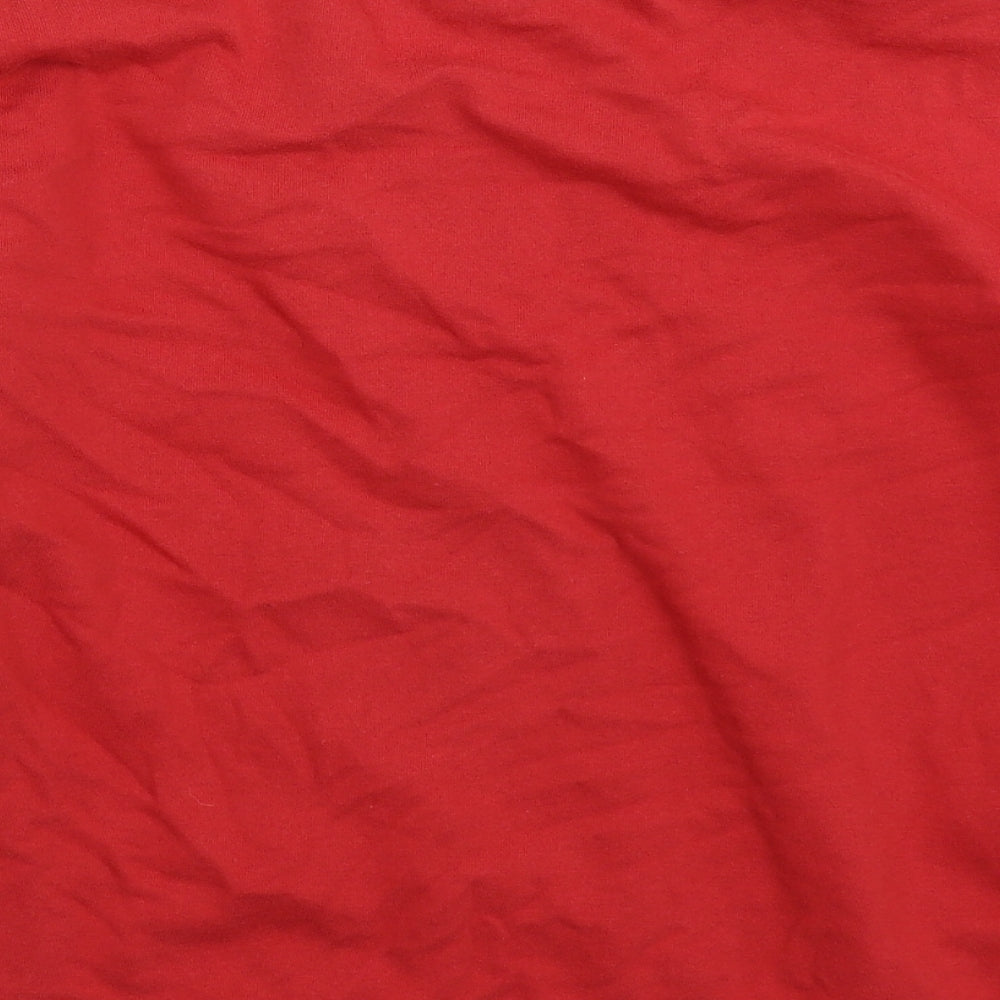 Disney Womens Red   Pullover Sweatshirt Size M
