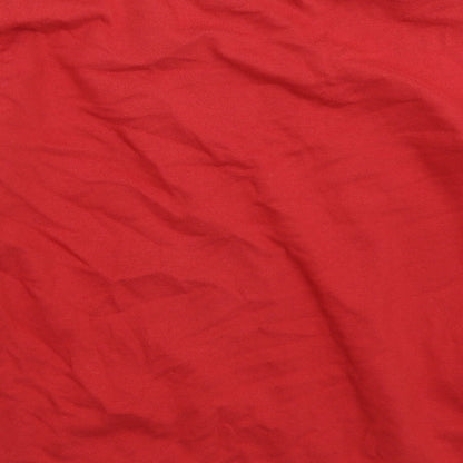 Disney Womens Red   Pullover Sweatshirt Size M