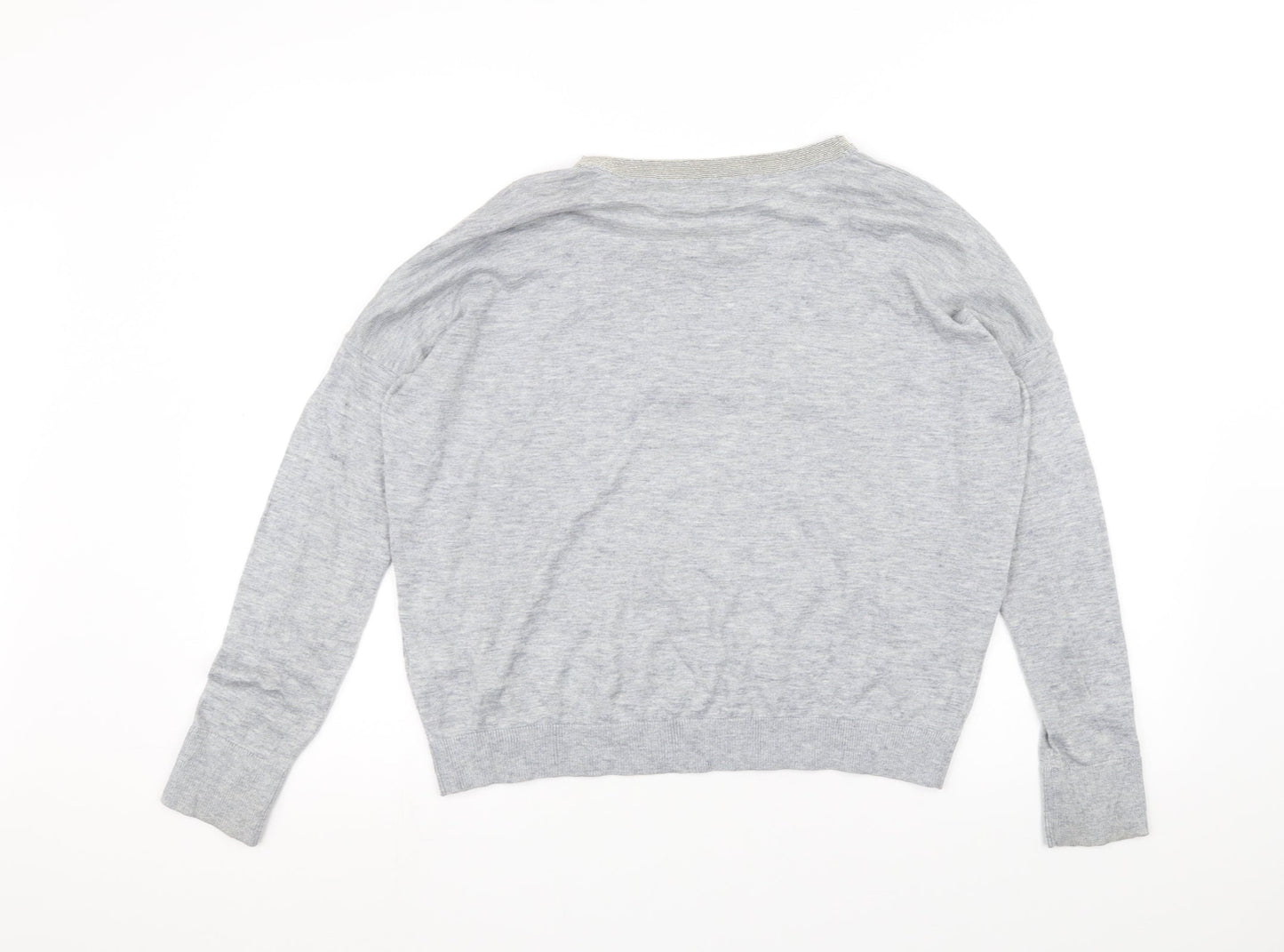 Topshop Womens Grey   Basic T-Shirt Size 6