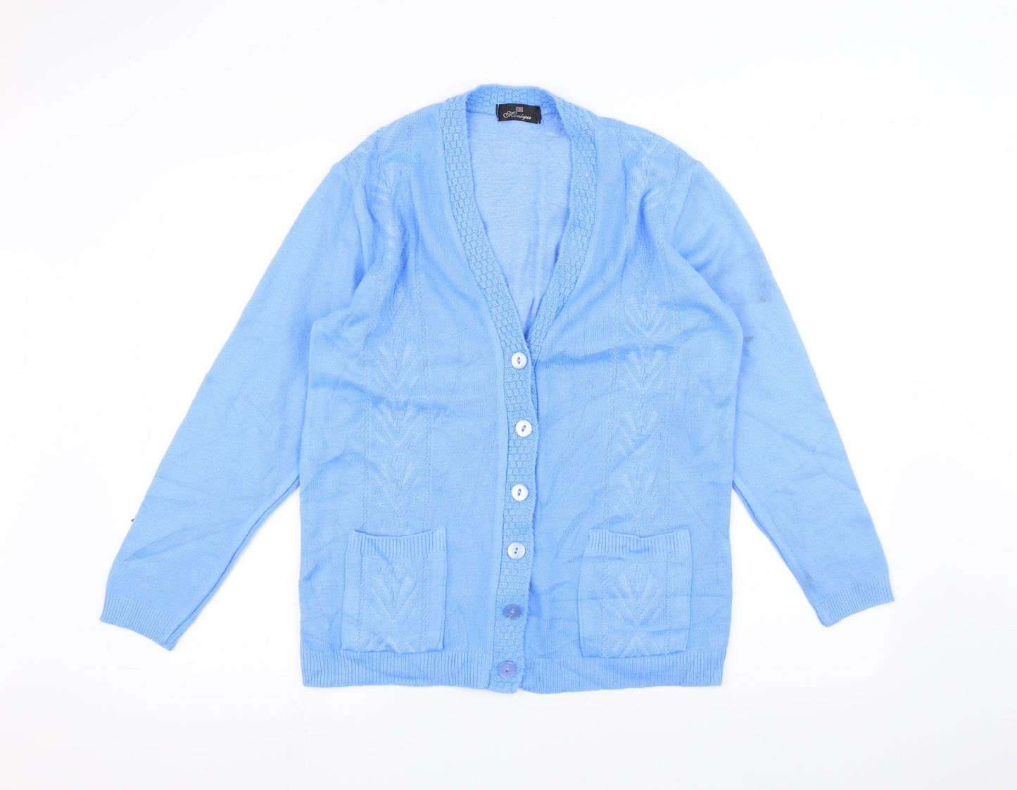 Preworn Womens Blue   Jacket Coatigan Size M