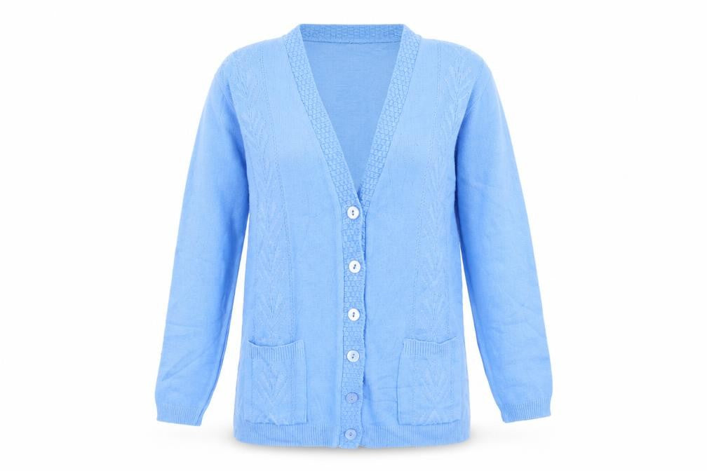Preworn Womens Blue   Jacket Coatigan Size M