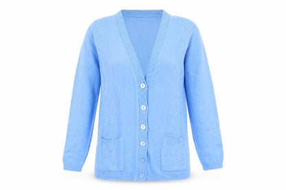 Preworn Womens Blue   Jacket Coatigan Size M
