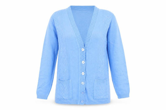 Preworn Womens Blue   Jacket Coatigan Size M