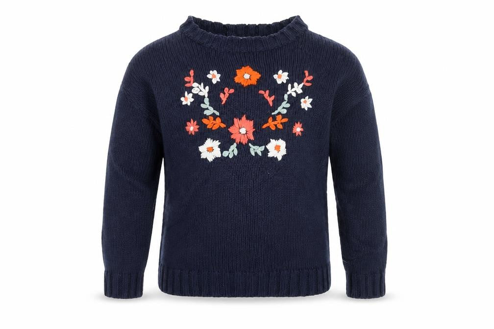 Abcd R Girls Blue   Pullover Jumper Size 5 Years