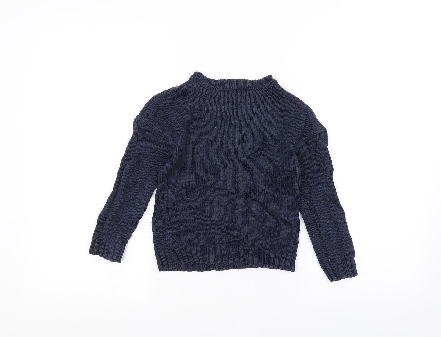 Abcd R Girls Blue   Pullover Jumper Size 5 Years
