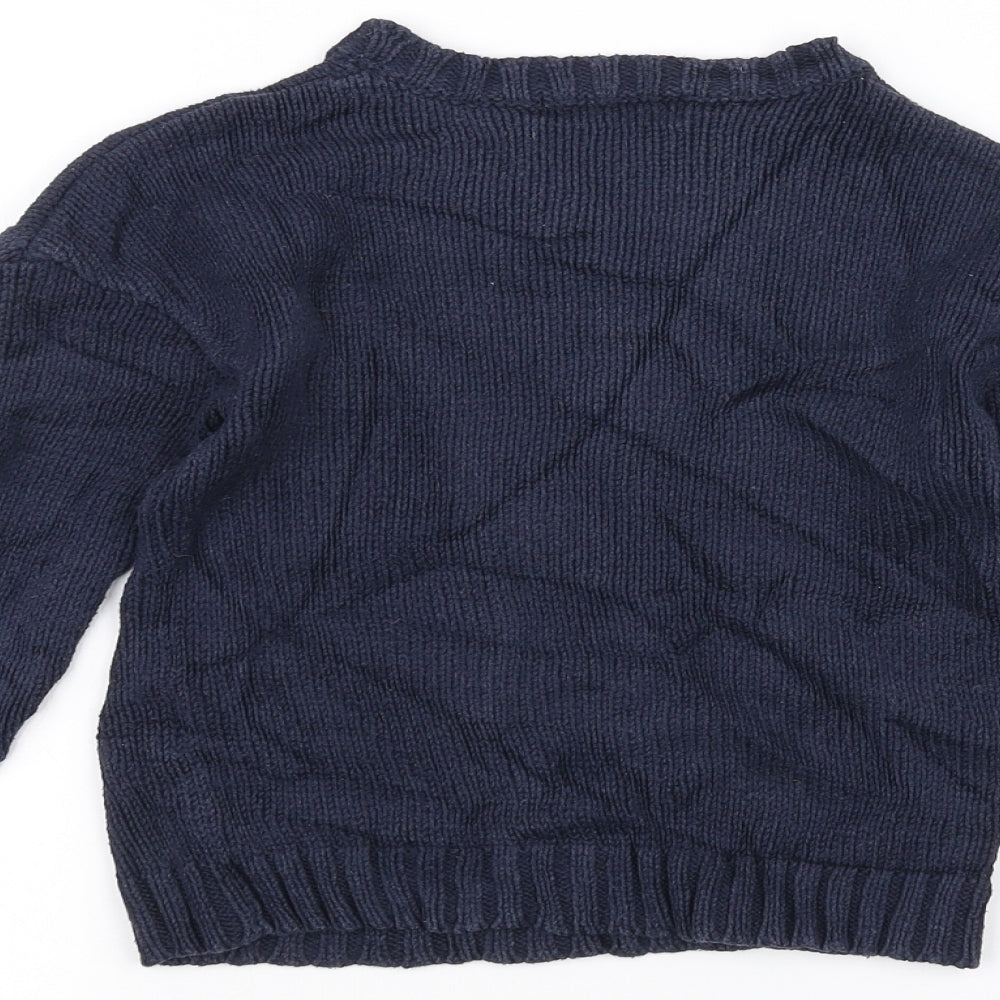 Abcd R Girls Blue   Pullover Jumper Size 5 Years