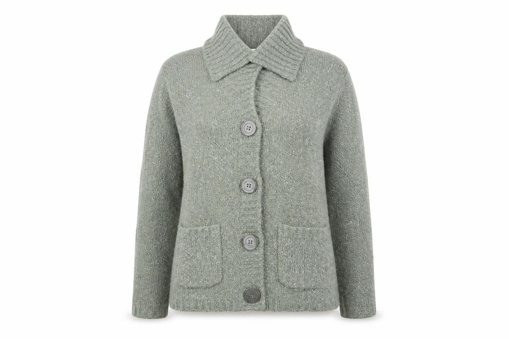EWM Womens Green   Jacket Coatigan Size M