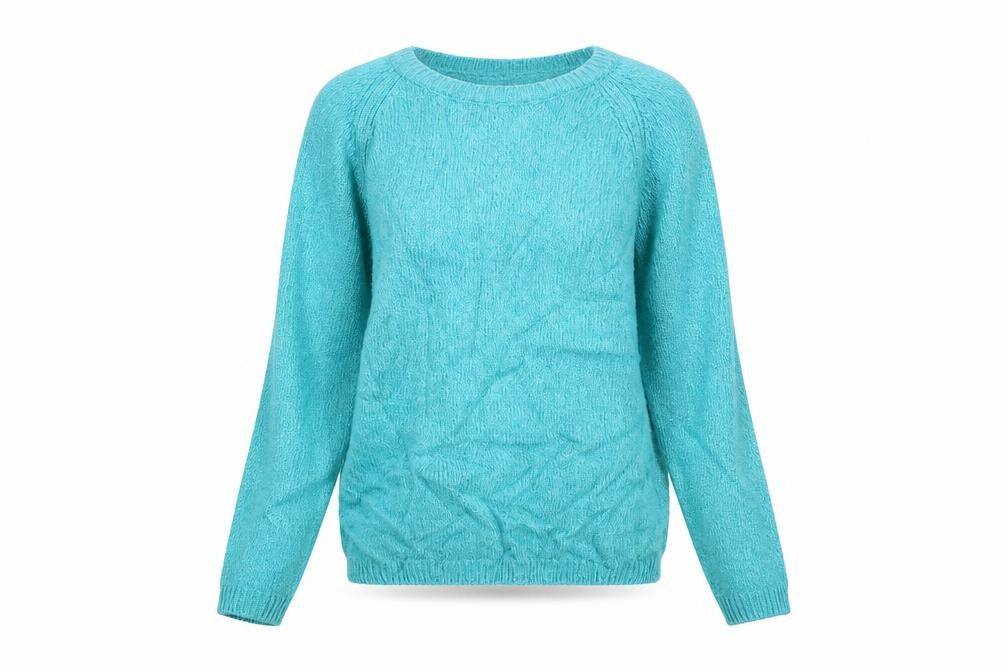 ISLE Womens Blue   Pullover Jumper Size S