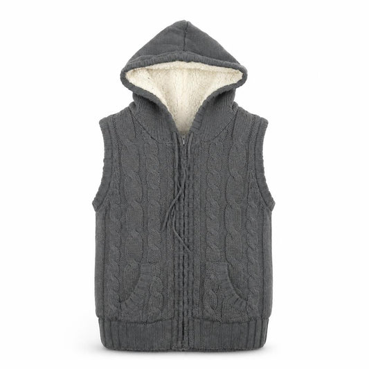 AriZona Womens Grey  Knit Jacket Coatigan Size M