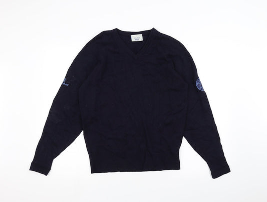 Glenbrae Mens Blue   Pullover Jumper Size XS