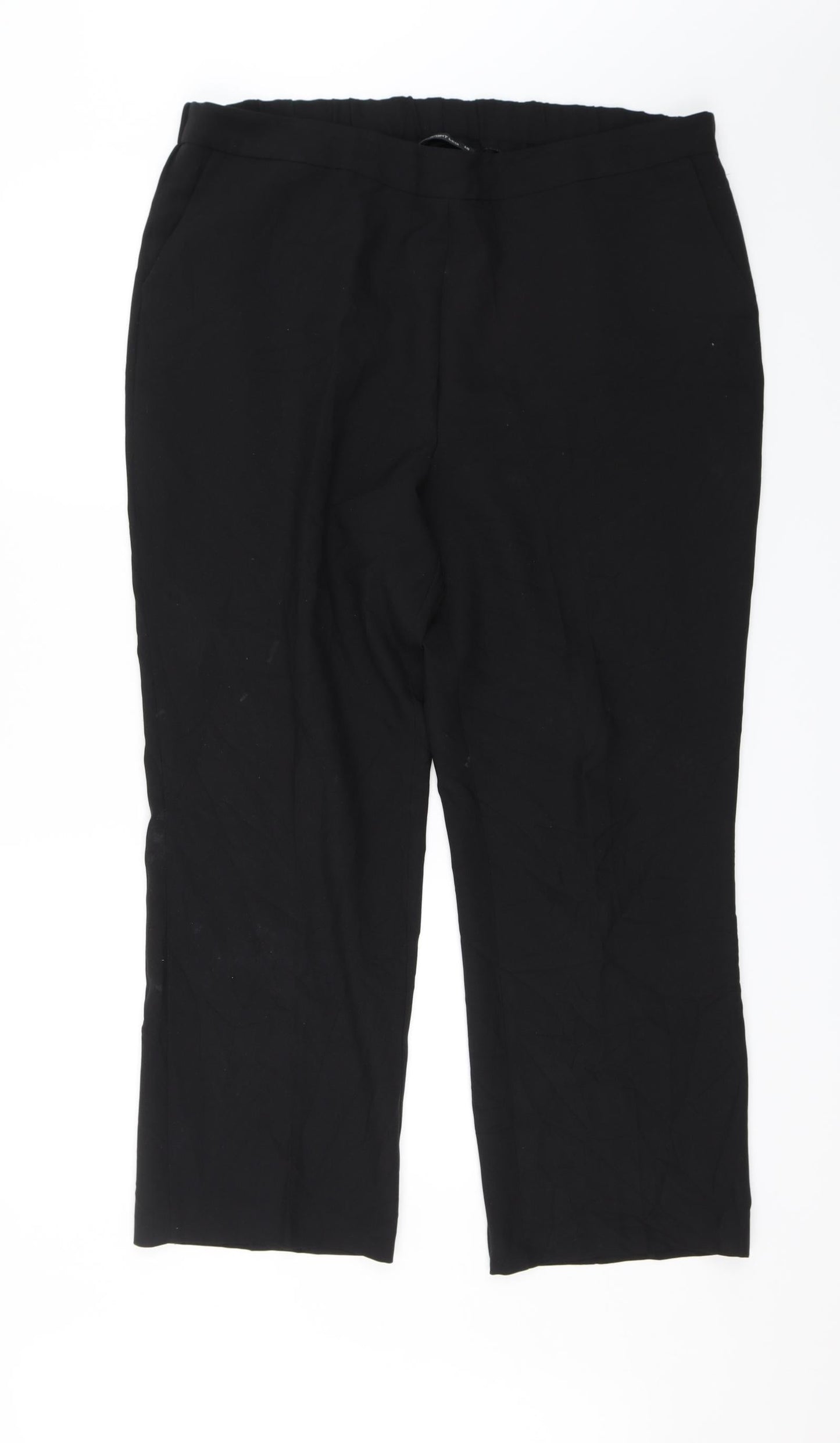 Preworn Womens Black   Dress Pants Trousers Size 18 L26 in