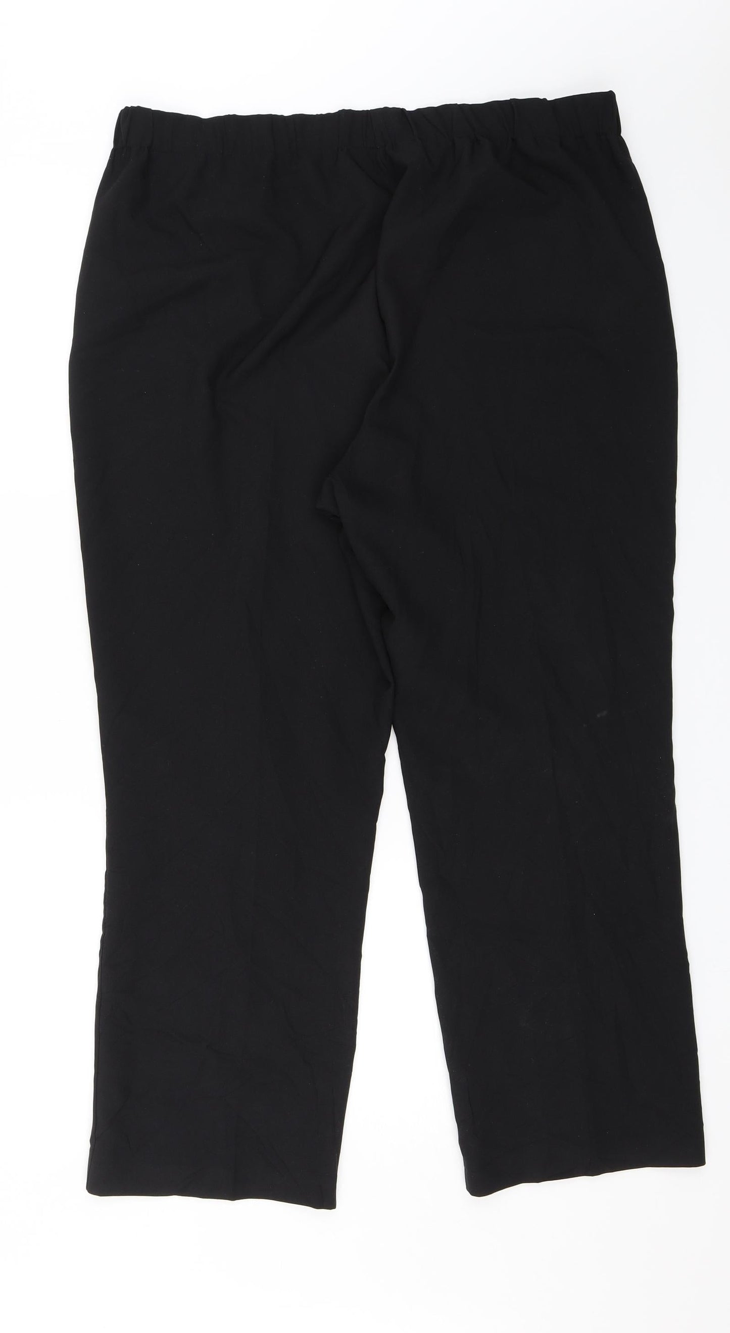 Preworn Womens Black   Dress Pants Trousers Size 18 L26 in