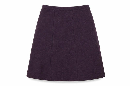 Nicole Lewis Womens Purple   A-Line Skirt Size 14