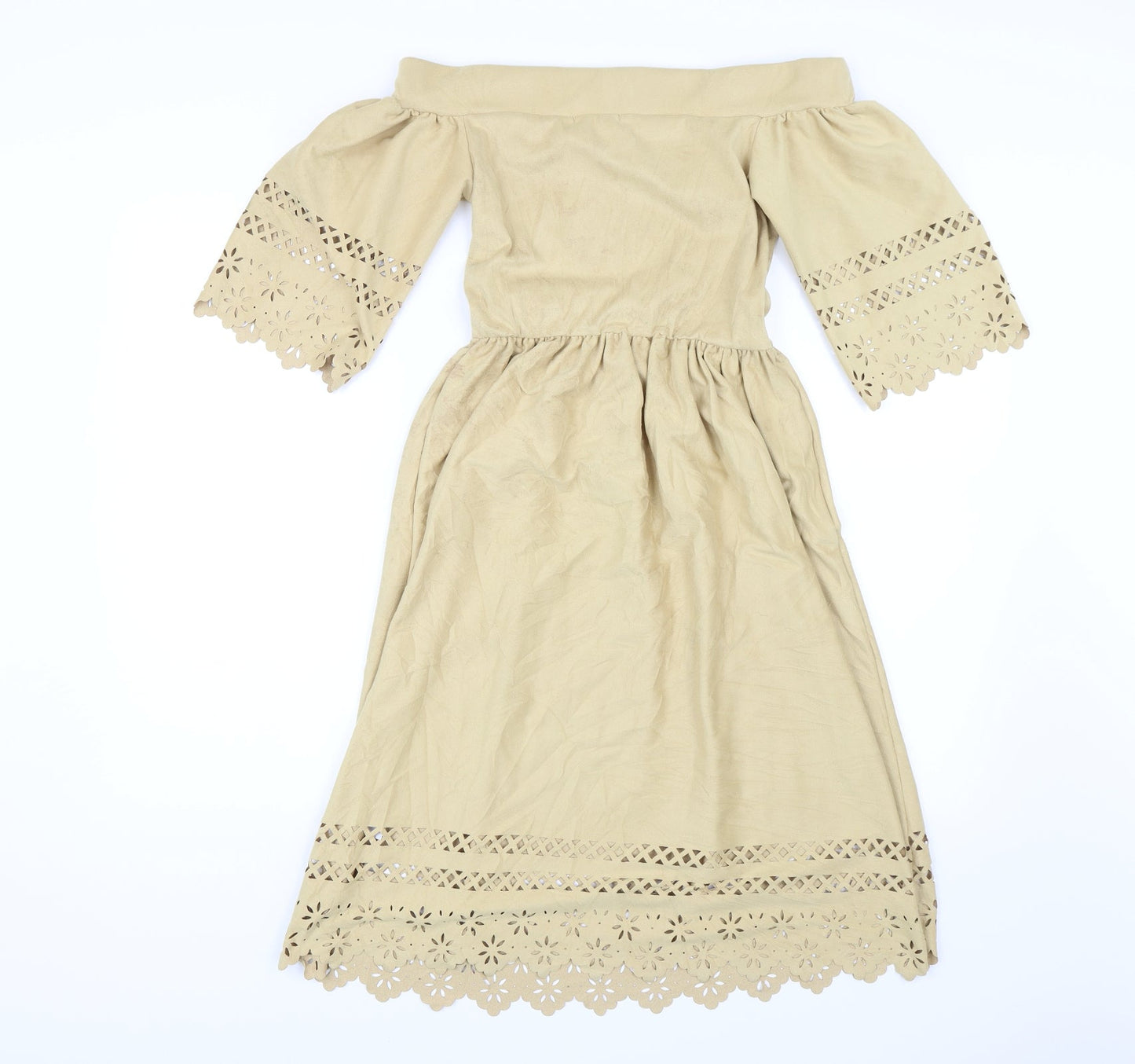 Wonderful Womens Yellow   Shift  Size 8