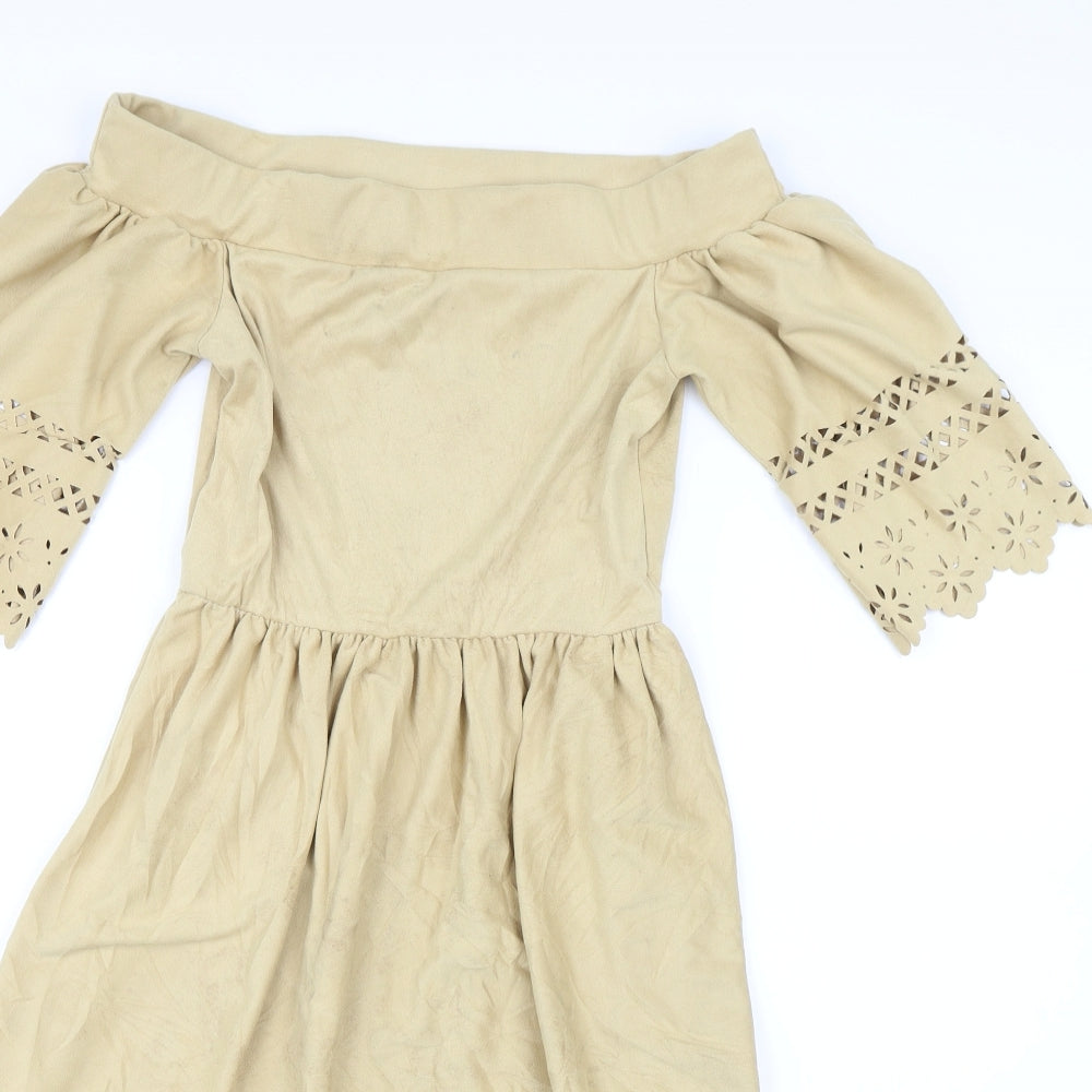 Wonderful Womens Yellow   Shift  Size 8