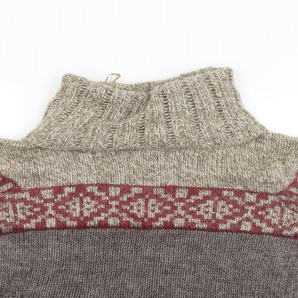 Lineamaglia Womens Beige   Pullover Jumper Size 16