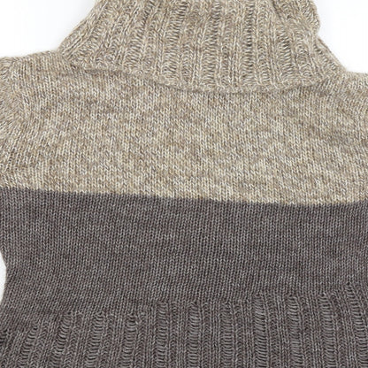 Preloved Lineamaglia Womens Beige   Pullover Jumper Size 16 - Label