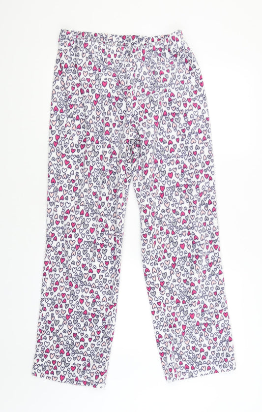 George Womens White   Babydoll Pyjama Pants Size 12