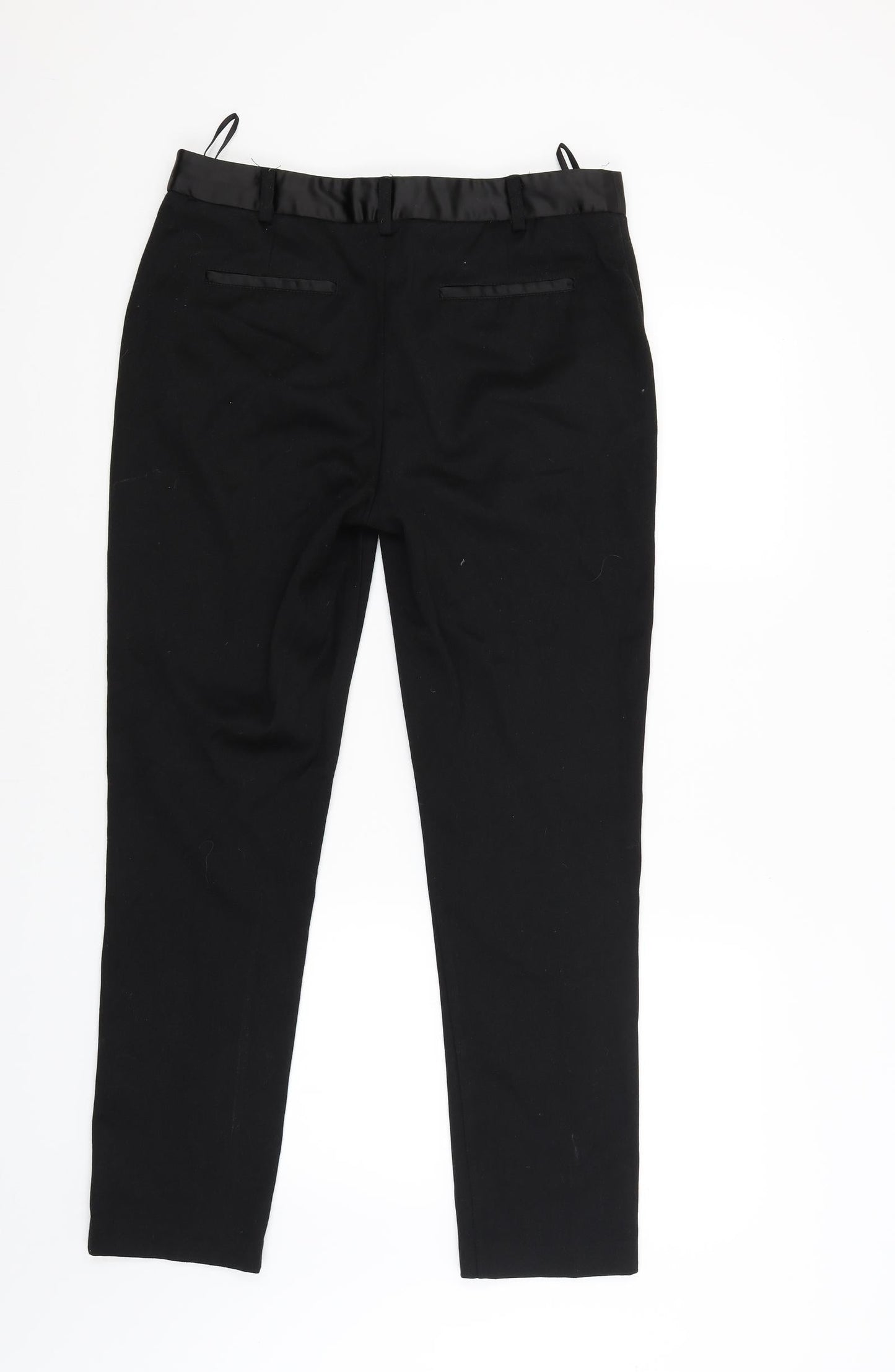NEXT Womens Black   Trousers  Size 10 L27 in