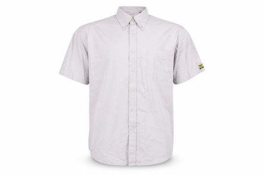 Uneek Mens Beige    Button-Up Size XL