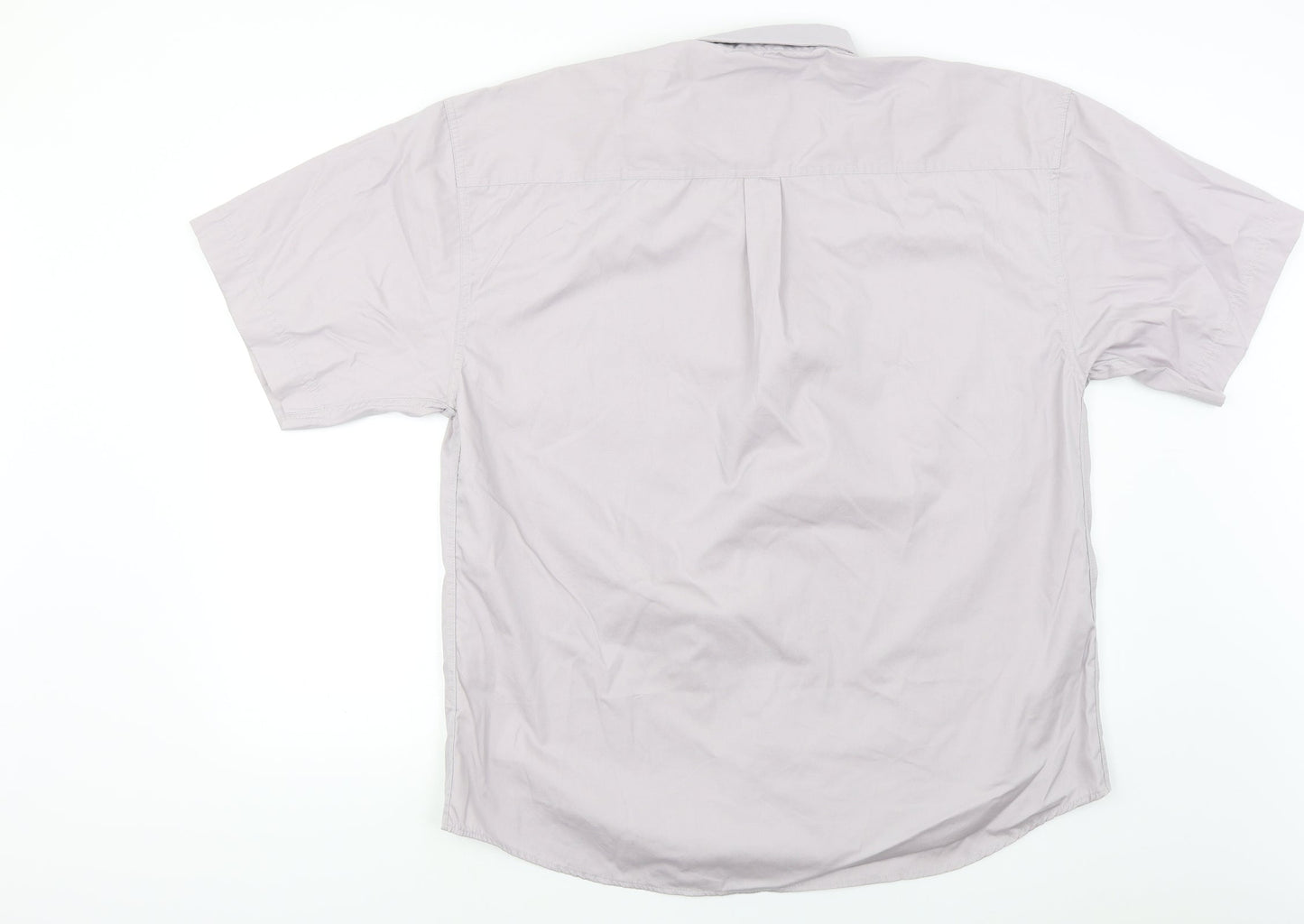 Uneek Mens Beige    Button-Up Size XL