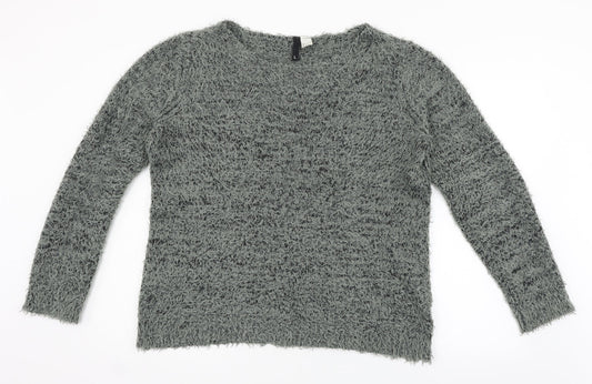 H&M Womens Grey   Pullover Jumper Size L