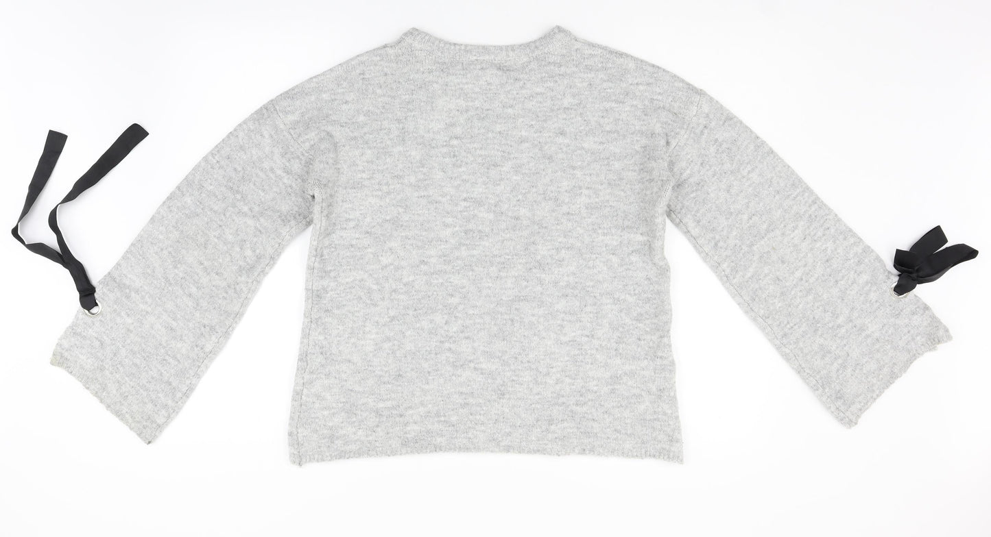 Primark Womens Grey   Pullover Jumper Size M