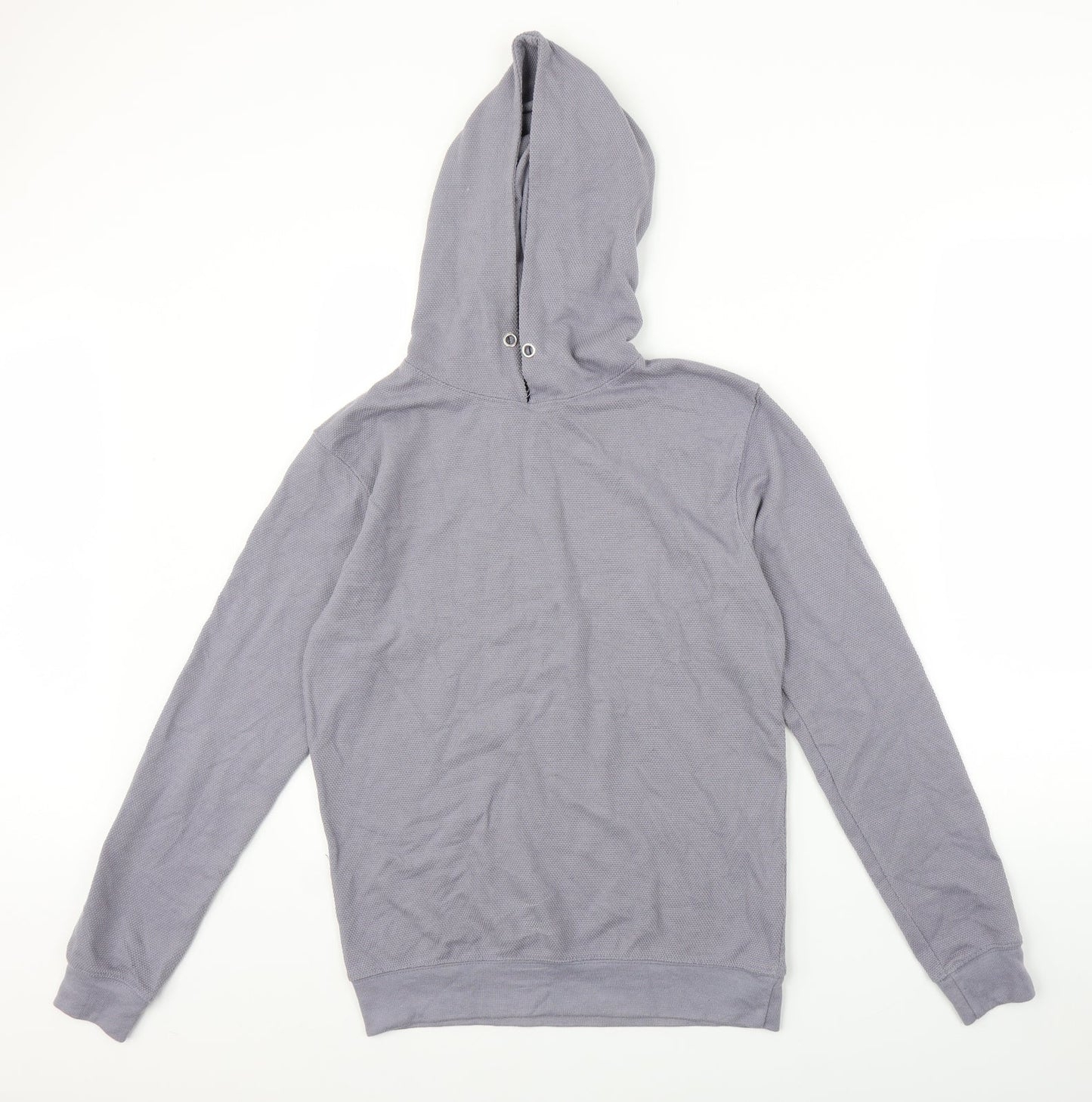 Boohoo Mens Grey   Pullover Hoodie Size XS