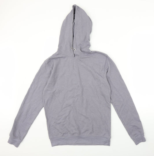 Boohoo Mens Grey   Pullover Hoodie Size XS