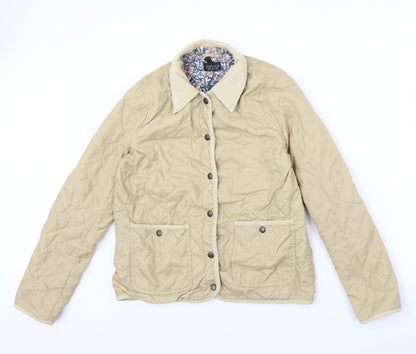 Topshop Womens Brown   Jacket  Size 10  - elbow patches