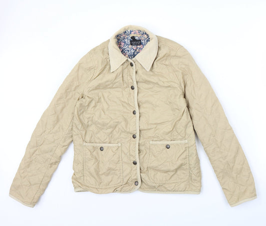 Topshop Womens Brown   Jacket  Size 10  - elbow patches