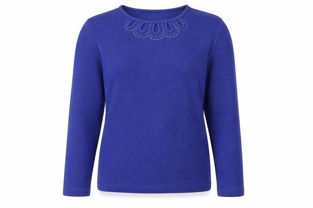 Bonmarché Womens Blue Pullover Jumper Size M