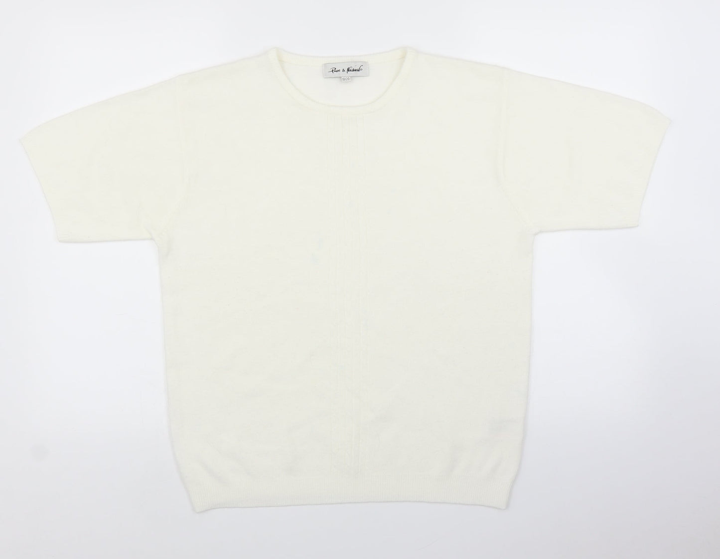 Pure & Natural Womens Ivory   Pullover Jumper Size 18