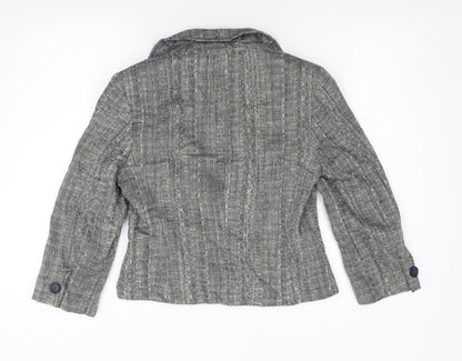 Next Womens Grey   Jacket Blazer Size 8