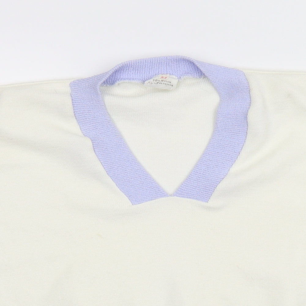 Preworn Womens Ivory  Knit Pullover Jumper Size M