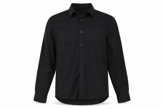 Cedarwood State Mens Black Button-Up Size L