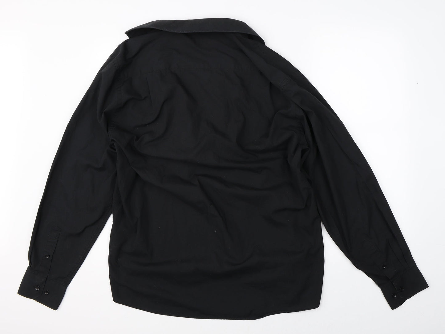 Cedar Wood State Mens Black    Button-Up Size L