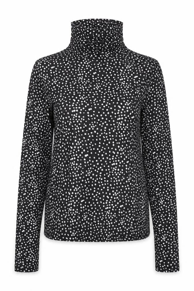 Primark Womens Black Polka Dot  Pullover Jumper Size S