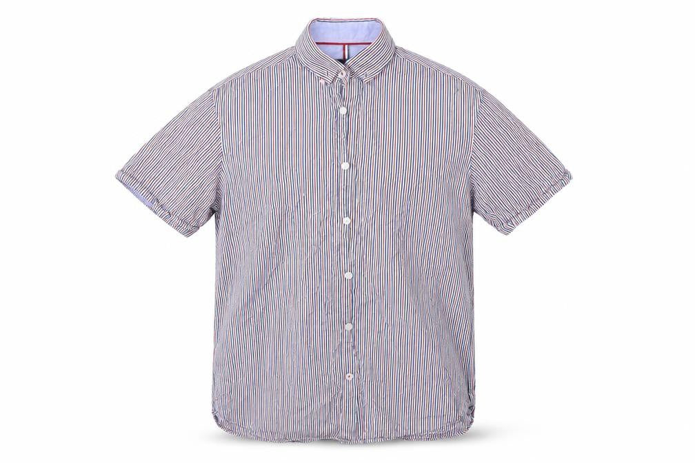 Marks & Spencer Mens Multicoloured Striped   Button-Up Size S