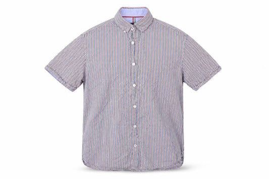 Marks & Spencer Mens Multicoloured Striped   Button-Up Size S